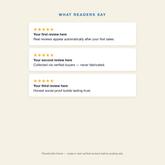 What readers say